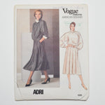 Vogue Patterns American Designer Adri 1229 Dress + Blouse Sewing Pattern Size 10