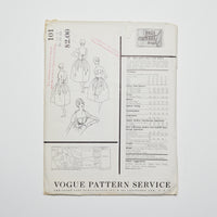 Vogue 101 One-Piece Dress + Bolero Sewing Pattern Size 10