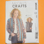 McCall's Crafts M5440 Jacket + Vest Sewing Pattern One Size