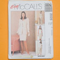 McCall's 2025 Suit Separates Sewing Pattern Size F (16-20)