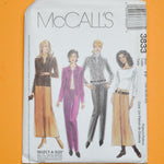 McCall's 3833 Clothing Sewing Pattern Size FF (16-22)