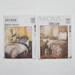 McCall's Home Decor Sewing Pattern Bundle - Set of 2