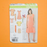 Simplicity Easy-To-Sew 3759 Shirt, Dress + Pants Sewing Pattern Size R5 (14-22)