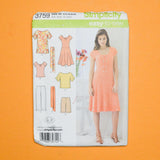 Simplicity Easy-To-Sew 3759 Shirt, Dress + Pants Sewing Pattern Size R5 (14-22)