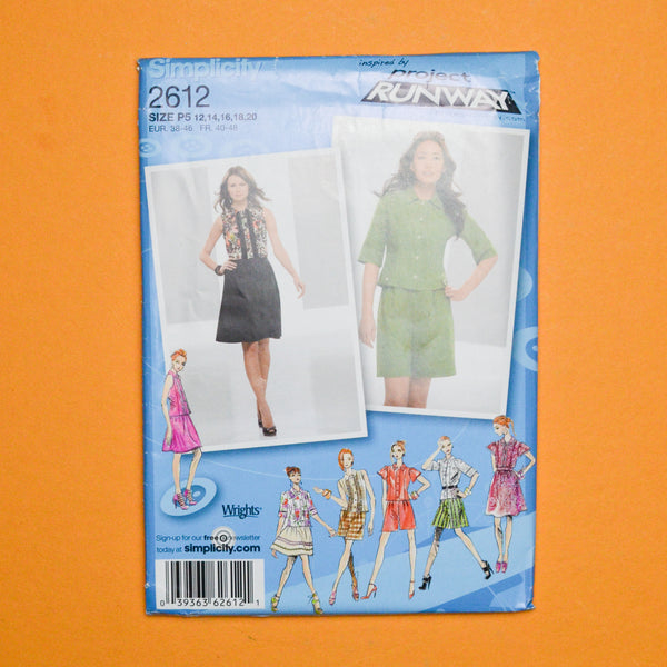 Simplicity 2612 Dress Sewing Pattern Size P5 (12-20)