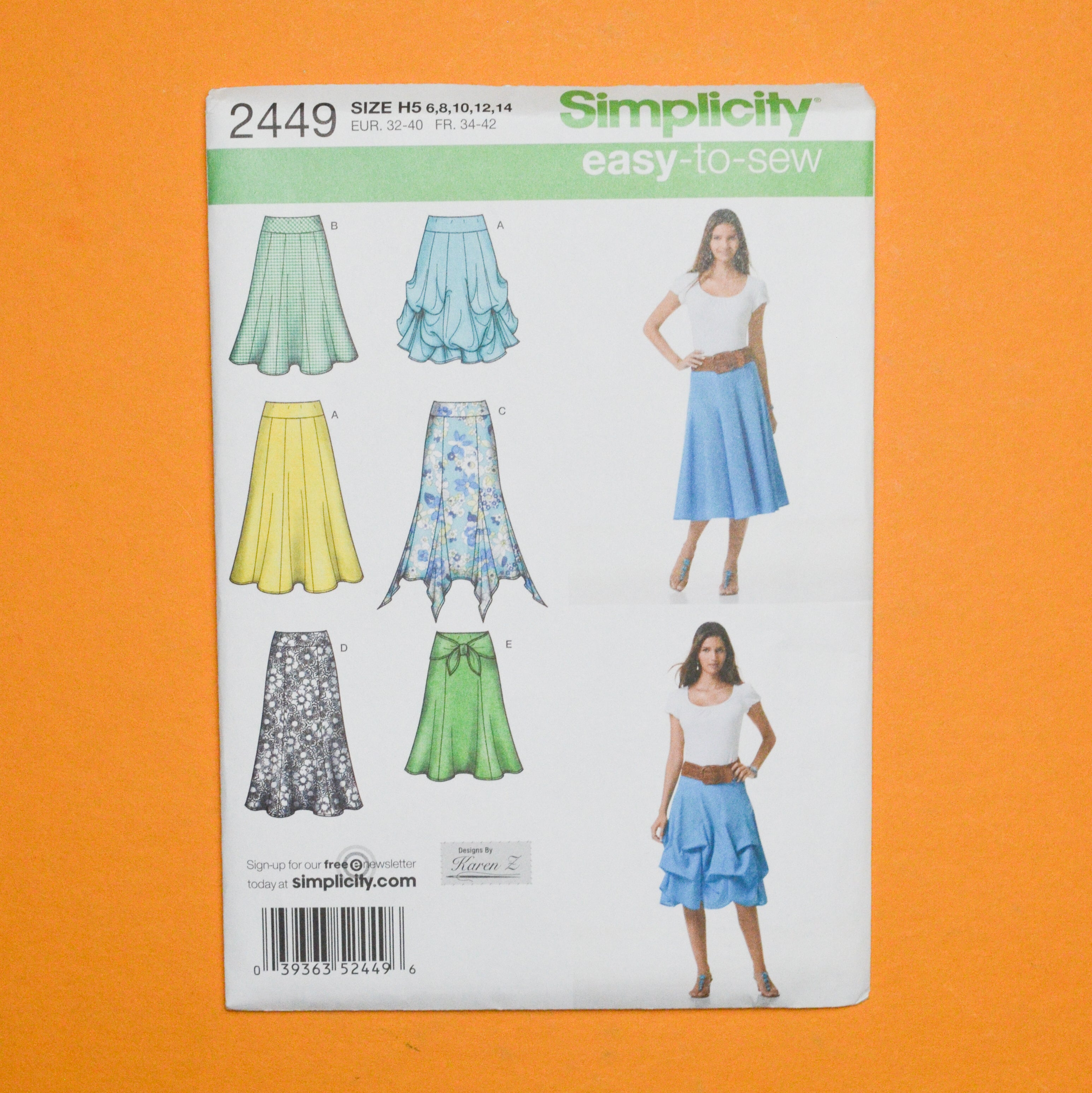 Amazon.com: Simplicity Creative Patterns Misses' Skirts with