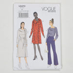 Vogue Patterns V9370 Tunic, Dress + Belt Sewing Pattern Size E5 (14-22)
