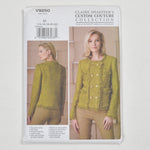 Claire Shaeffer's Custom Couture Collection V9250 Jacket Sewing Pattern Size E5 (14-22)