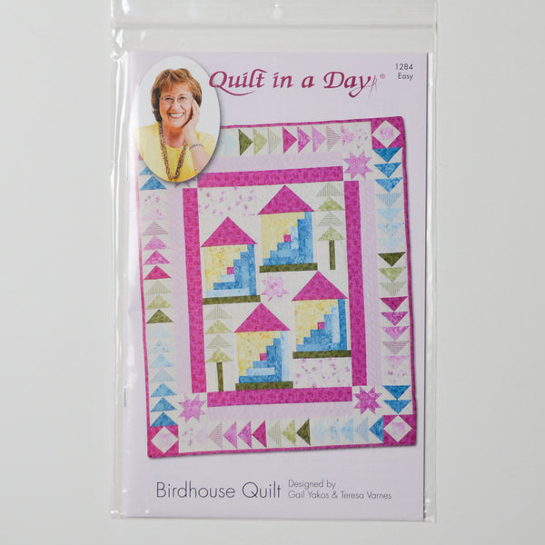 Quilt in a Day 1284 Birdhouse Quilt Quilting Pattern