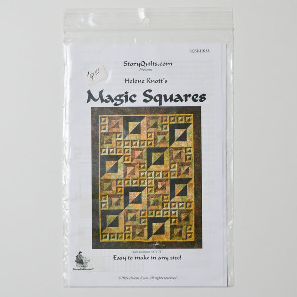 Story Quilts Magic Squares Quilting Pattern