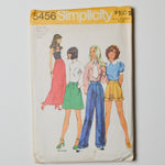 Vintage Simplicity 5456 Skirt + Pants Sewing Pattern Size 14