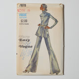 Vintage Vogue Pattern 7870 Tunic + Pants Sewing Pattern