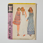 Vintage McCall's 3246 Dress Sewing Pattern Size 12