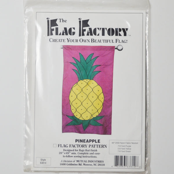 The Flag Factory Pineapple Flag Sewing Pattern