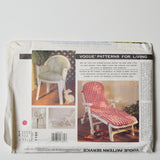 Vogue 1156 Chair Cover Sewing Pattern