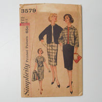 Simplicity 3579 Skirt + Jacket Sewing Pattern - Size 14