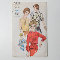 Vogue 5339 Blouse Sewing Pattern - Size 12