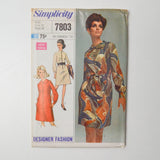 Simplicity 7803 Dress Sewing Pattern - Size 14