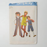 Simplicity 9642 Child's Jumpsuit Pattern - Size 12