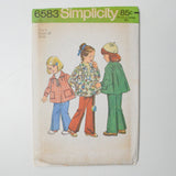 Simplicity 6583 Child's Pullover Smock Top + Pants Sewing Pattern - Size 5