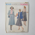 Vogue Anne Klein 1947 Jacket + Skirt Sewing Pattern - Size 10