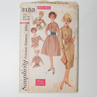 Simplicity 3153 Basic Dress Sewing Pattern - Size 14