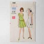 Vogue 7561 Dress Sewing Pattern - Size 10