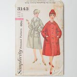 Simplicity 3143 Coat Sewing Pattern - Size 14