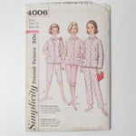 Simplicity 4006 Pajamas Sewing Pattern - Size 14