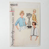 Simplicity 4423 Jiffy Jacket Sewing Pattern - Size 14