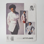 Vogue Attitudes 1420 Blouse Sewing Pattern - (14-18)