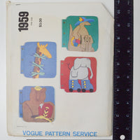 Vogue Patterns 1959 It's a Zoo Book Sewing Pattern