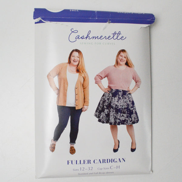 Cashmerette 2295 Fuller Cardigan Sewing Pattern - Size 12-32