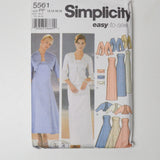 Simplicity 5561 Dress + Jacket Sewing Pattern - Size PP (12-18)