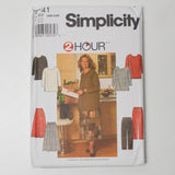 Simplicity 7741 Top, Skirt + Pants Sewing Pattern - Size FF (18W-24W)