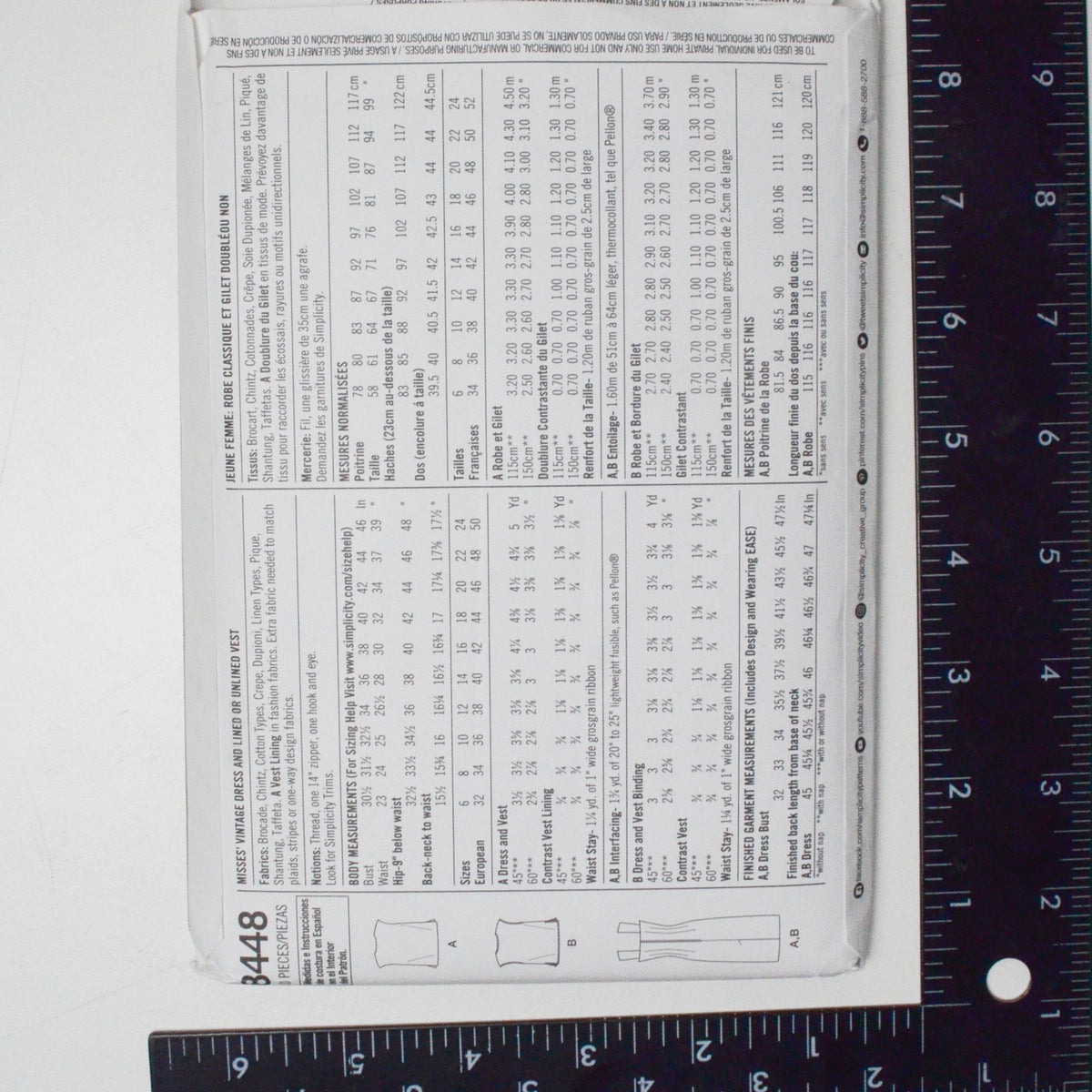 Simplicity 8448 Dress + Jacket Sewing Pattern - Size H5 (6-14) – Make ...
