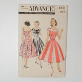 Advance 8551 Dress Sewing Pattern - Size 9