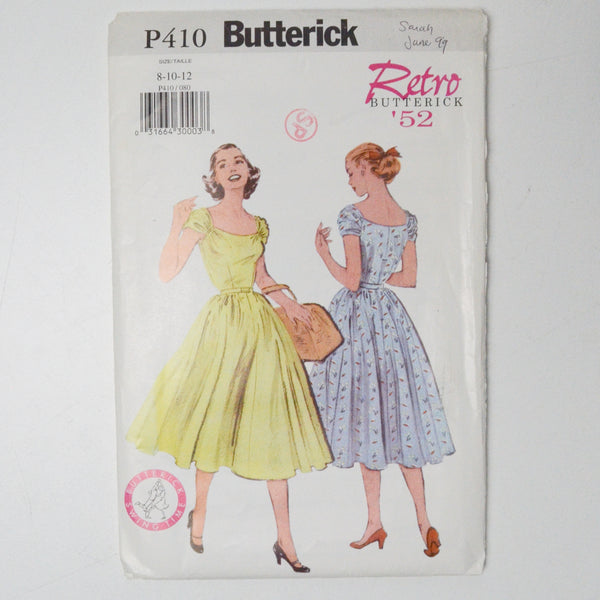 Butterick P410 Dress Sewing Pattern - Size 8-12