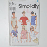 Simplicity 8523 Shirt Sewing Pattern Size Z (20-24)