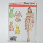 Simplicity 3777 Dress Sewing Pattern Size D5 (4-12)