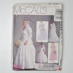 McCall's 6334 Alicyn Wedding Dress Sewing Pattern Size A (6-10)