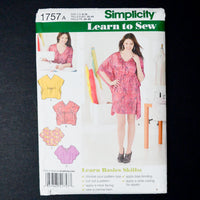 Simplicity 1757A Shirt Sewing Pattern - Size 6-18