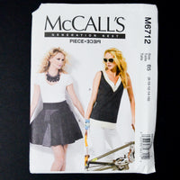 McCall's M6712 Top Sewing Pattern - Size B5 (8-16)