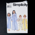 Simplicity 1488 Children's Pajamas Sewing Pattern - Size KK (7-12)