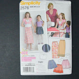 Simplicity 2576 Children's Skirt Sewing Pattern - Size HH (3-6)