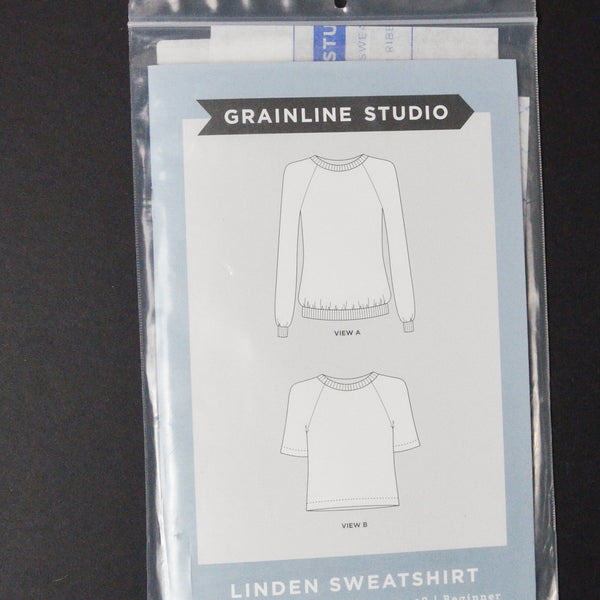 Grainline Studio Linden Sweatshirt Sewing Pattern