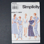 Simplicity 9045 Dress , Top + Pants Sewing Pattern - Size AA (XS-M)