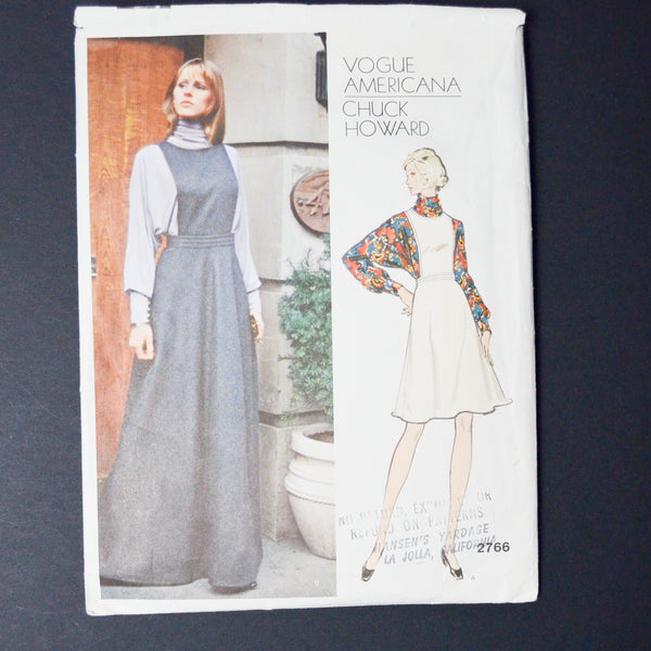 Vogue Americana 2766 Jumper Sewing Pattern