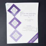 Keep on Quilting Pattern Pack #1