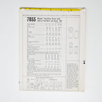 McCall's 7855 Two Piece Dress Sewing Pattern - Size 14